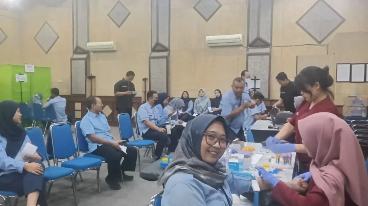 Jaga Kebugaran Pegawai, LPP RRI Madiun Gelar MCU Rutin Tahunan