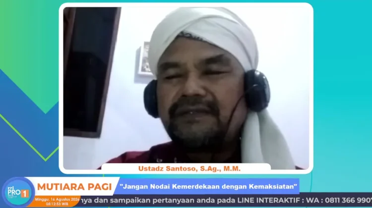 Ustadz Santoso Ingatkan Etika dalam Perayaan Kemerdekaan