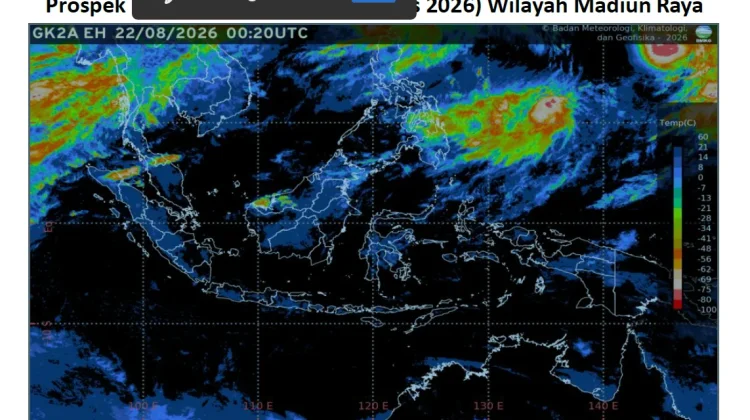 Cuaca Madiun Raya 22-24 Agustus, Cerah - Cerah Berawan, Pagi Atmosfer Cenderung Kering