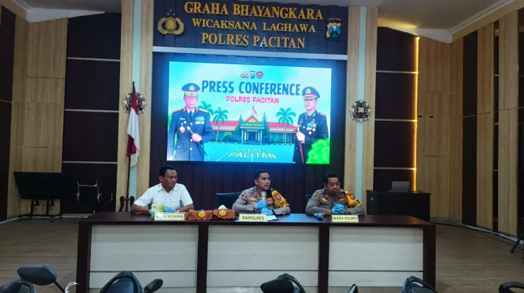 Polres Pacitan Amankan Pelaku Pencurian Umbi Porang 40 Kilogram