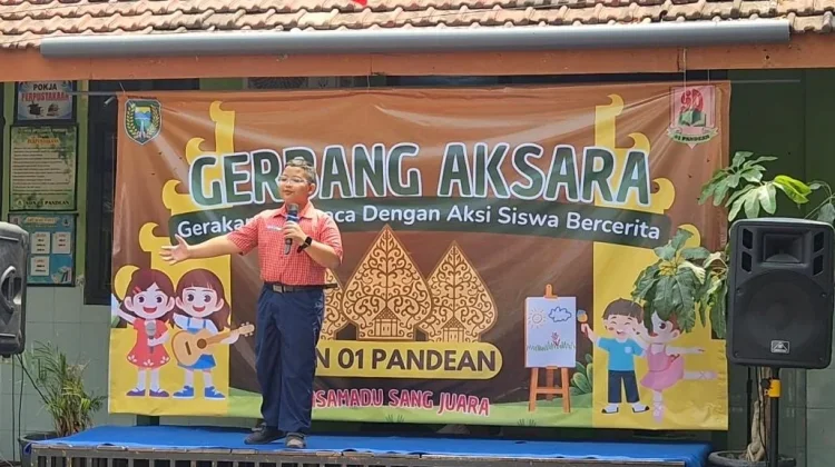 Gerbang Aksara Jadi Panggung Literasi dan Penjaringan Bakat Siswa SDN 01 Pandean