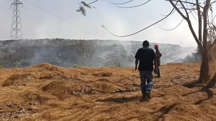Kebakaran TPA Milangasri Diduga Dipicu Percikan Pembakaran Daduk Tebu