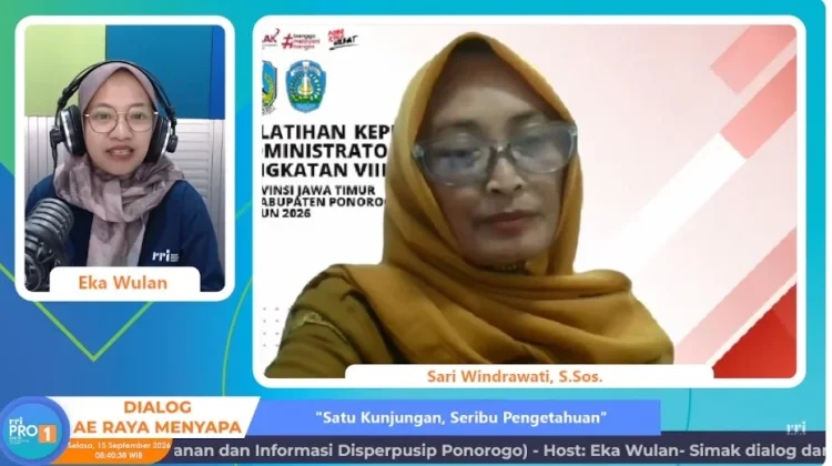 Disperpusip Ponorogo Ajak Masyarakat Berkunjung ke Perpustakaan