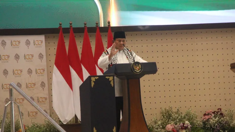 Presiden Prabowo Serukan 'Free Palestine' saat Hadiri Kesyukuran 100 Tahun Gontor