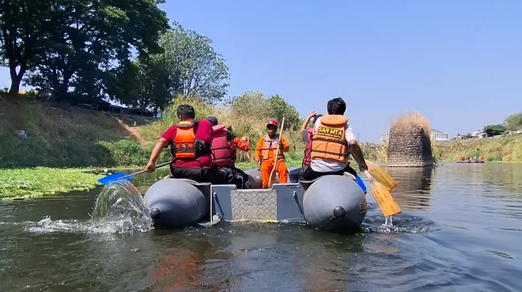 Mantapkan Keterampilan Relawan, BPBD Kota Madiun Gelar Pelatihan Water Rescue