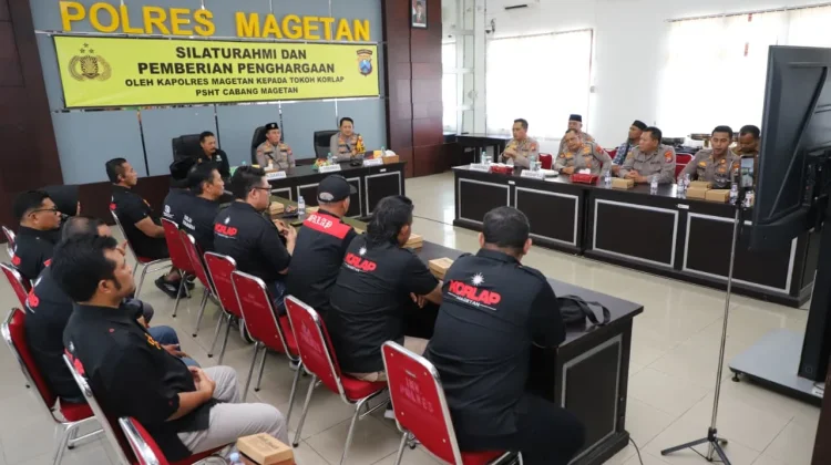 Pesan Perdamaian Polda Jatim pada Warga PSHT Magetan Untuk Jaga Kondusifitas