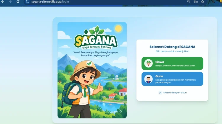SAGANA, Belajar Mitigasi Bencana secara Lebih Interaktif