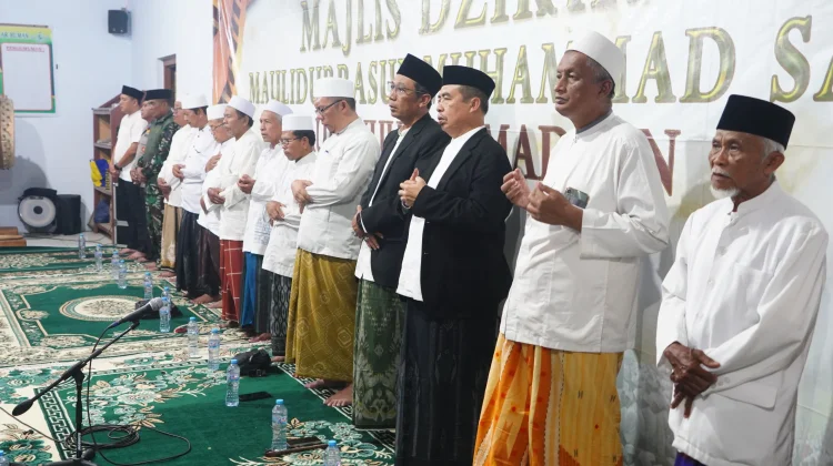 Bupati Madiun Tekankan Kebersamaan, Keimanan dalam Majelis Dzikir Maulidurrasul