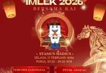 Libur Panjang Imlek 2026, Penumpang Daop 7 Madiun Meningkat