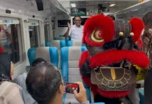 Meriah dan Penuh Sukacita! Perayaan Imlek Semarakkan Stasiun Madiun