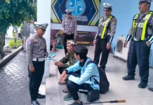 Viral Balap Liar Orang di Maospati, Satlantas Polres Magetan Edukasi Aturan Jalan