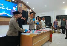 Polres Magetan Temukan Pelaku Pembawa Bubuk Mesiu saat Patroli