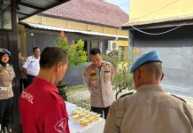 Polres Ponorogo Gelar Tes Urine, Cegah Penyalahgunaan Narkoba
