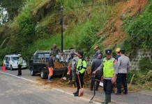Waspada, Longsor di Jalur Sarangan Mojosemi Magetan