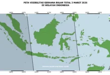 Indonesia Terjadi Gerhana Bulan Total Malam 14 Ramadhan, 3 Maret 2026