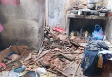 Atap Rumah Warga di Manguharjo Kota Madiun Ambruk, Ini Tindakan BPBD