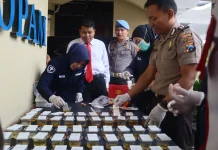 Polres Madiun Kota Tes Urine Dadakan pada 101 Anggota