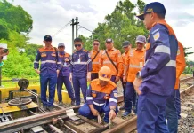 Cek Lintas, KAI Daop 7 Madiun Pastikan Kesiapan Sarpras