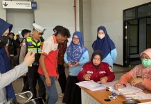 Sopir Bus di Terminal Purboyo Jalani Pemeriksaan Kesehatan jelang Mudik Lebaran