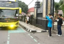 Ringankan Beban Warga, Pemkab Magetan Fasilitasi 5 Armada Bus Balik Gratis Lebaran