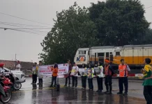 KAI Daop 7 Madiun Perketat Pengawasan Jalur dan Perlintasan