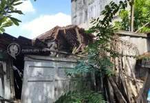 Dua Rumah Roboh di Kota Madiun, BPBD Lakukan Penanganan dan Salurkan Bantuan