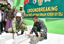 Korem 081/DSJ Renovasi Panti Asuhan Kanzul Huda