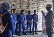 Bulog Madiun Edukasi Pelajar Tentang Ketahanan Pangan