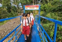 Warga Wagir Lor Semringah lewat Program Jembatan Merah Putih Presisi