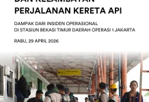 Dampak Insiden Bekasi Timur Sejumlah KA Alami Kelambatan Tinggi