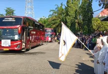 Lepas Keberangkatan, Ini Pesan Bupati Magetan Kepada Para Jemaah Haji