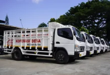 Bupati Pacitan Salurkan 23 Unit Truk Operasional Koperasi Desa Merah Putih