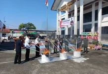 Kejaksaan Ponorogo Musnahkan Barang Bukti, Terbanyak Narkotika