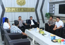 Polres Ngawi Perkuat Sinergi dengan BPN