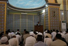 Bahaya Judi Online dan Pinjol Jadi Pesan Khutbah Iduladha di Masjid Agung Magetan