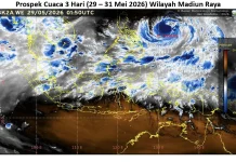 Cuaca Madiun Raya 29-31 Mei Cerah, Waspadai Hujan di Sekitar Pegunungan Wilis & Lawu
