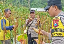 Polres Ponorogo Dampingi Petani Wujudkan Swasembada Pangan