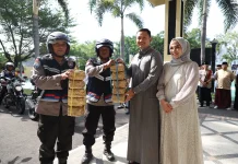 Polres Magetan Salurkan Daging Kurban ke Warga dan Sejumlah Lembaga Sosial
