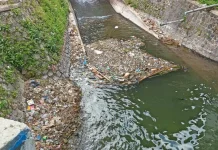 Halo RRI, DLH Ponorogo Respon Cepat Bersihkan Sampah di Sungai Sekitar Ngebel