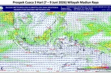 Cuaca Madiun Raya 7-9 Juni Cerah-Cerah Berawan, Waspadai Kecepatan Angin di Pacitan