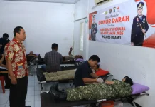 Bakti Kesehatan, Polres Ngawi Gelar Donor Darah Hari Bhayangkara ke 80
