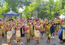 Puluhan Penari Tampil di Ahad Pahing Ngawi