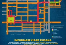 Satlantas Polres Ponorogo Melakukan Rekayasa Lalin saat Kirab Pusaka