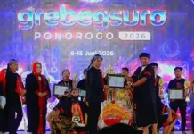 Grup Reog Kyai Lodra Disbudpar Jatim Juarai FNRP 2026
