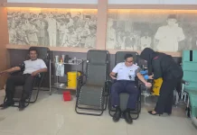 Unit Kesehatan KAI Daop 7 Madiun Gelar Aksi Donor Darah