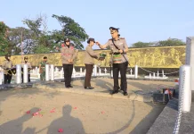 Hari Bhayangkara ke-80, Polres Madiun Ziarah dan Tabur Bunga di TMP