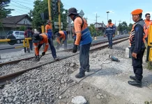 Tingkatkan Keselamatan, KAI Daop 7 Madiun Tutup Perlintasan Sebidang Liar