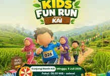 KAI Daop 7 Madiun Hadir di The Nice Kids Fun Run 2026