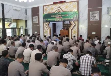Polres Magetan Doakan Anggota Polres Katingan yang Gugur di tangan Bandar Narkoba