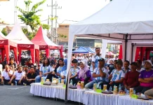 Ratusan Warga Magetan Nobar Piala Dunia 2026 di Parkir Timur Pasar Baru